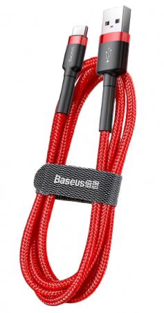 Купить Baseus Cafule Lightning 2m Red (CALKLF-C09)