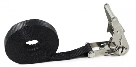 Купить Ремень с храповым механизмом CARCAM (стальная ручка) 2м Черный