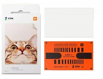 Купить Xiaomi Mi Portable Photo Printer Paper 20 Листов (XMZPXZHT03)