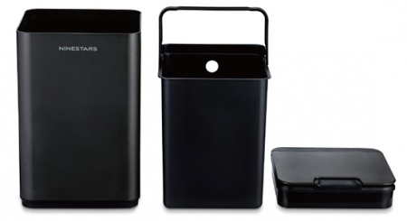 Купить Xiaomi Ninestars Waterproof Sensor Trash Can 10L Black (DZT-10-35S)