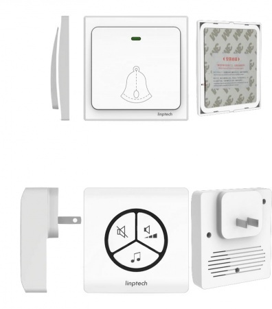 Купить Xiaomi Linptech Self Powered Wireless Doorbell G1 