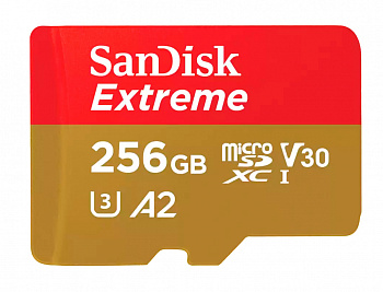 Купить SanDisk Extreme 256GB microSDXC UHS-I (SDSQXAV-256G-GN6MN)