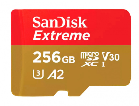 Купить SanDisk Extreme 256GB microSDXC UHS-I (SDSQXAV-256G-GN6MN)