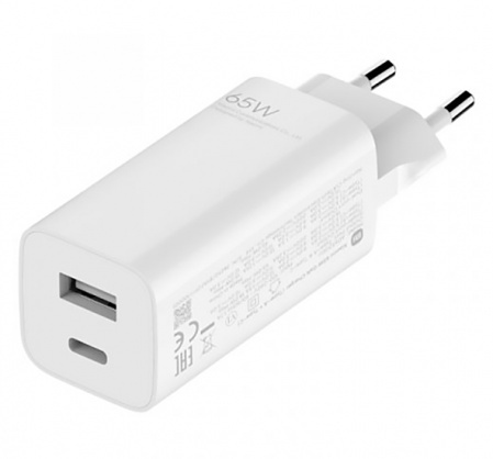 Купить Xiaomi 65W GaN Charger (Type-A + Type-C) (BHR5515GL)