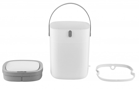 Купить Xiaomi Ninestars Foot Sensor Trash Can 12L  (DZT-12-36SJT) White Grey