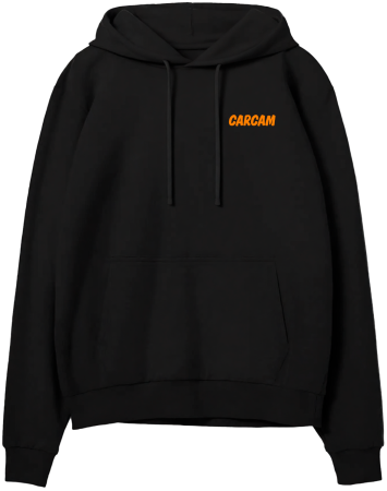 Купить Carcam Худи c капюшоном чёрное XL