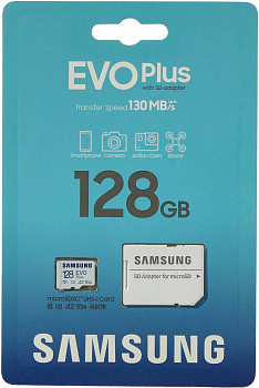 Купить Samsung EVO Plus 128GB microSDXC UHS-I (MB-MC128SA/CN)