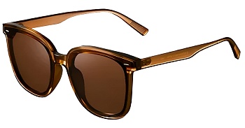 Купить Xiaomi Mijia Square Frame Polarized Sunglasses (MJTA02LM) Amber Brown