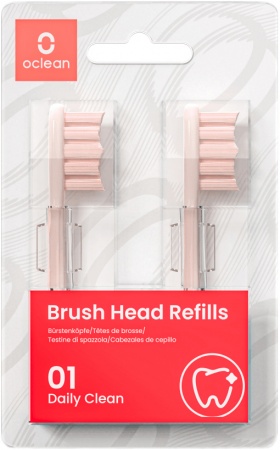 Купить Насадки для электрической зубной щетки Xiaomi Oclean X Pro Pink (2 шт)