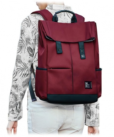Купить Xiaomi 90 Points Vibrant College Casual Backpack Dark Red