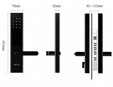 Купить Xiaomi Intelligent Fingerprint Door Lock Classic Black