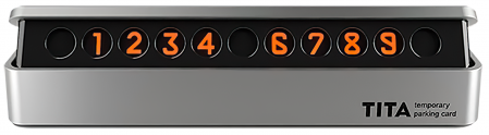 Купить Xiaomi Bcase TITA Temporary Parking Card Silver