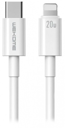 Купить Wekome Origin Series Fast Data Cable Type-C to Lighting 1m 20W (WDC-168) White