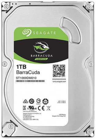 Купить Seagate Barracuda ST1000DM010, 1ТБ, HDD, SATA III, 3.5"