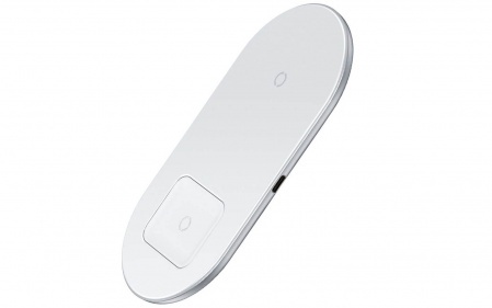 Купить Xiaomi Baseus Simple 2 in 1 Wireless Charger белый