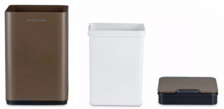 Купить Xiaomi Ninestars Waterproof Sensor Trash Can 10L Gold (DZT-10-35S)