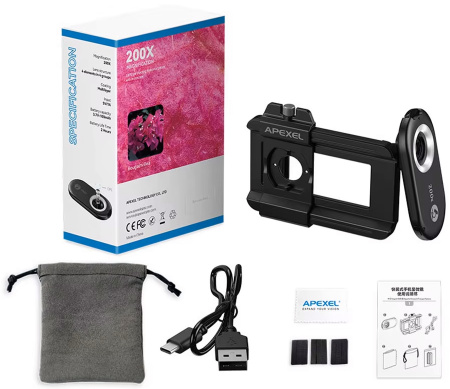 Купить Apexel Microscope Lens (MS200)