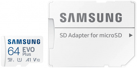Купить Samsung EVO Plus 64GB microSDXC UHS-I Card (MB-MC64KA/AM)
