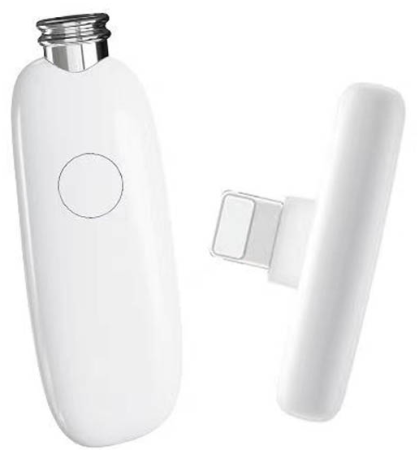 Купить Xiaomi Funsnap Mic Tok 2.4GHz Wireless Lavalier Microphone (White - Lightning)