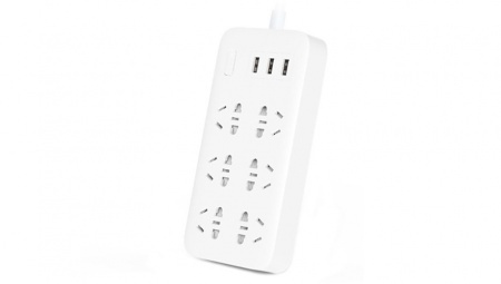 Купить Xiaomi Mi Power Strip (6 розеток+3 USB порта) White