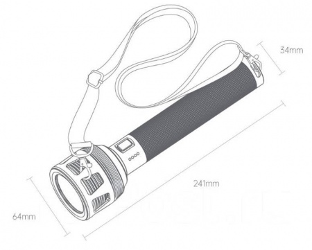 Купить Xiaomi NexTool Outdoor Flashlight (NE20168)