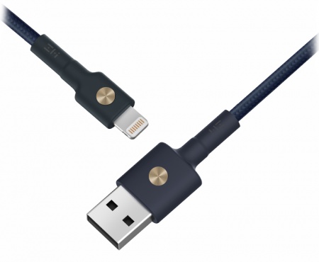 Купить Xiaomi ZMI MFi USB/Lightning 100cm Blue (AL803)