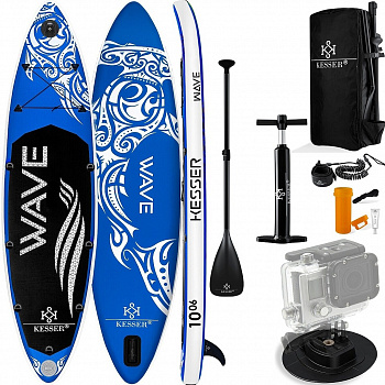 Купить Kesser Inflatable SUP Board 380*75*15 Wave Blue