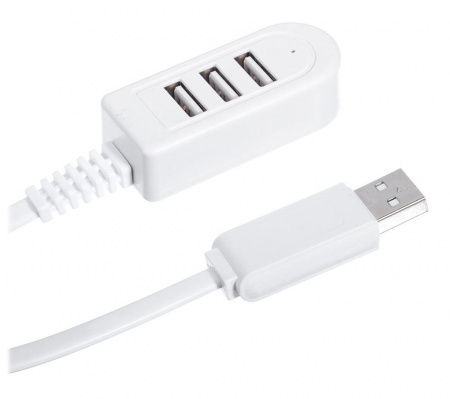 Купить USB hub на 3 порта 1.2м белый