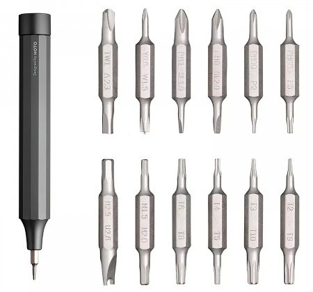 Купить Xiaomi Hoto Precision Screwdriver Kit 24 in 1 Grey EU (QWLSD004)