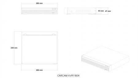 Купить CARCAM XVR1904