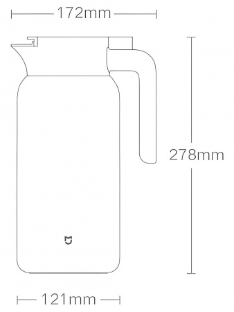 Купить Xiaomi Mijia Thermos Kettle 2L (MJBWH02PL) White