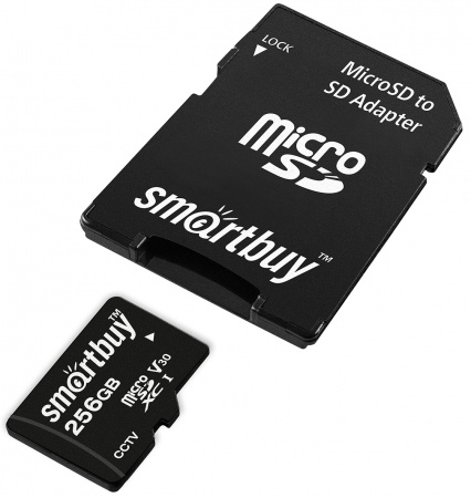 Купить SmartBuy microSDXC 256Gb Class10 U3 V30 (SB256GBSDCCTV)