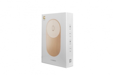 Купить Xiaomi Mi Portable Mouse Gold (XMSB02MW)