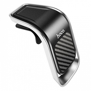 Держатель авто магнитный Hoco CA74 Black Silver для телефона