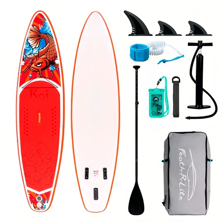 Купить Feath-R-Lite Koi Inflatable SUP Board 335*83*15 (SUPFR01D)