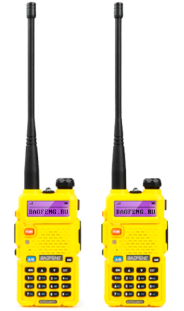 Купить Baofeng UV-5R - YELLOW 2шт.