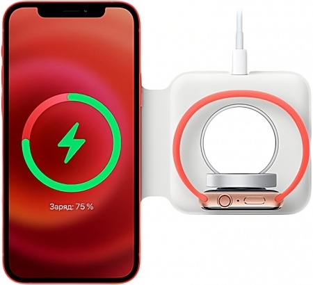 Купить MagSafe Duo Charger 2 in1 White