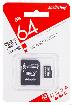 Купить SmartBuy 64GB microSDXC Class10