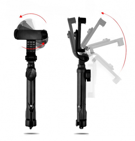 Купить Selfie Stick Tripod Bluetooth XT-10P Black