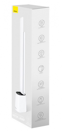 Купить Baseus Smart Eye Series Charging Folding Reading Desk Lamp White (DGZG-02)