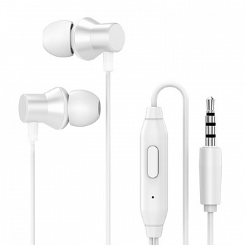 Купить Lenovo Metal Earphone HF130 White