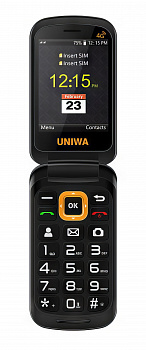 Купить UNIWA V909T Flip Phone Gray