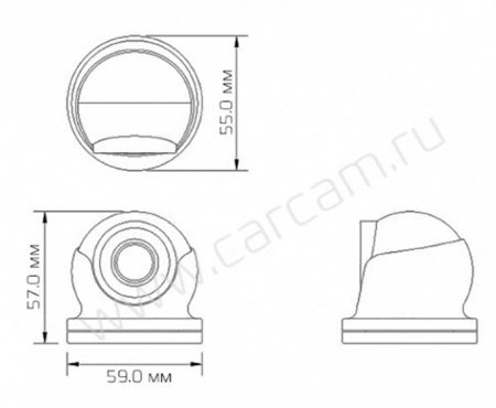 Купить CARCAM CAM-598M (3.6mm)