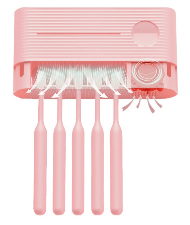 Купить Xiaomi UV Light Toothbrush Sterilizer Holder Pink