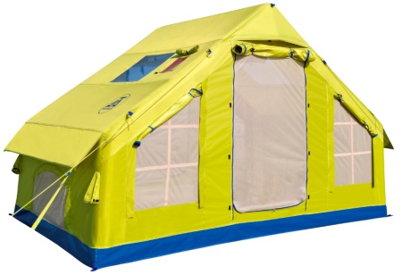 Купить Tourus Inflatable Camping Tent 300×210×200cm Yellow and Blue TS-IT04