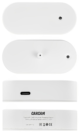 Купить CARCAM Tuya WIFI 2.4Ghz Human Presence Sensor With Luminance Detection RTCZ-03T