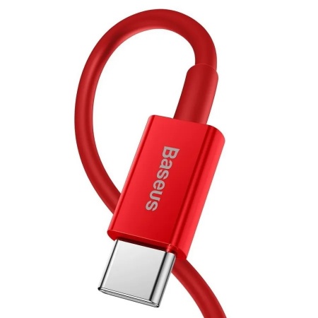 Купить Baseus Superior Series Fast Charging, Type-C - Lightning, 20W, 1 м, Red (CATLYS-A09)