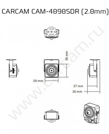 Купить CARCAM CAM-4898SDR (2.8mm)
