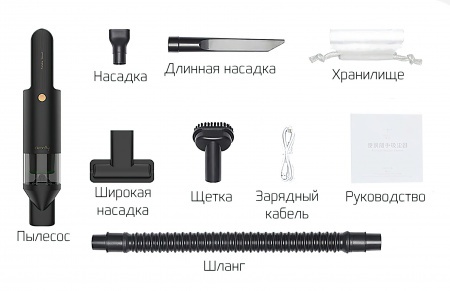 Купить Xiaomi CleanFly H2 Portable Vacuum Cleaner  (FV2S) Black