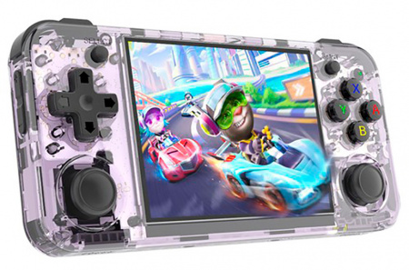 Купить Anbernic Portable Game Console RG35XX H Purple Translucent